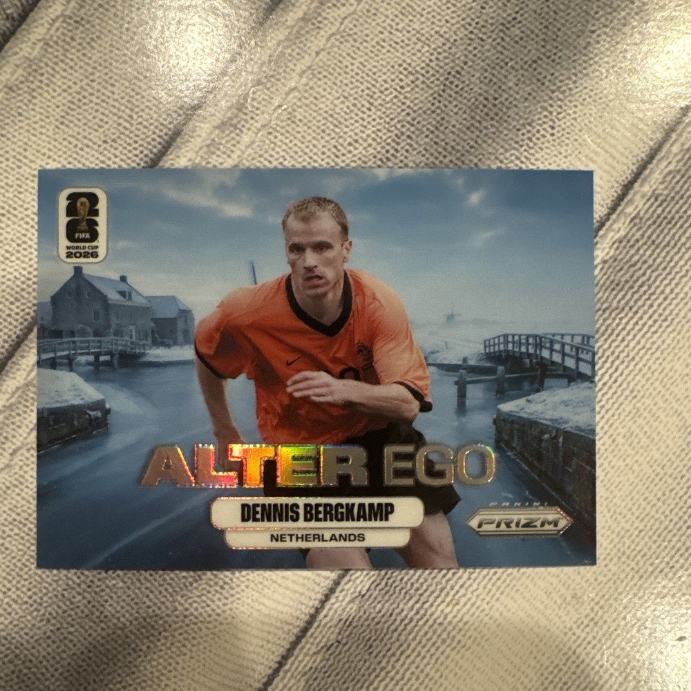 Dennis Bergkamp 2026 Panini Prizm FIFA World Cup Alter Ego #8 -ed4